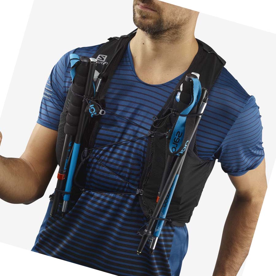 Salomon ADV SKIN 12 Running Packs Férfi Fekete | HU 2502TCE